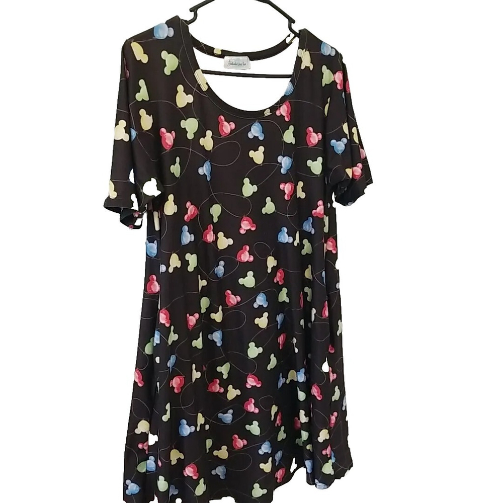 Enchanted Dress Shop Womens SIZE SMALL Disney World Parks Mickey Mouse Balloons